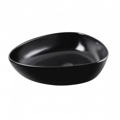 Будкрам купити Раковина-чаша Qtap Leo 400x350x160 Matt black з донним клапаном QT1111A053MB Раковина-чаша Qtap Leo 400x350x160 Matt black з донним клапаном QT1111A053MB 3