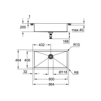 Будкрам купить Кухонная мойка Grohe Sink K700 31580SD1 Кухонная мойка Grohe Sink K700 31580SD1 2