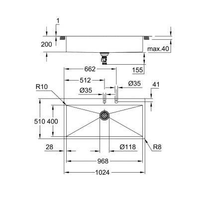 Будкрам купить Кухонная мойка Grohe Sink K800 31586SD1 Кухонная мойка Grohe Sink K800 31586SD1 2