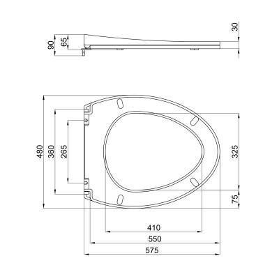 Будкрам купити Сидіння для унітазу Qtap (Leo) з мікроліфтом Slim QT99HY2078 Сидіння для унітазу Qtap (Leo) з мікроліфтом Slim QT99HY2078 2