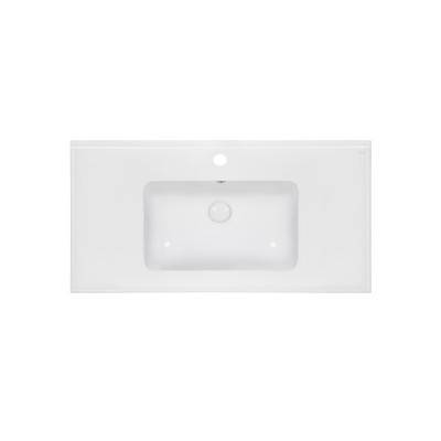 Будкрам купить Раковина Qtap Albatross E49 1000х490х200 White с донным клапаном QT01119100E49W