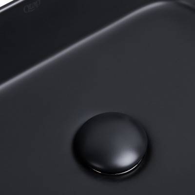 Будкрам купить Раковина-чаша Qtap Scorpio 450х390х120 Matt black с донным клапаном QT14112242MBMB Раковина-чаша Qtap Scorpio 450х390х120 Matt black с донным клапаном QT14112242MBMB 5