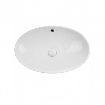Будкрам купить Раковина-чаша Qtap Dove 625х415х150 White с донным клапаном QT06113077W
