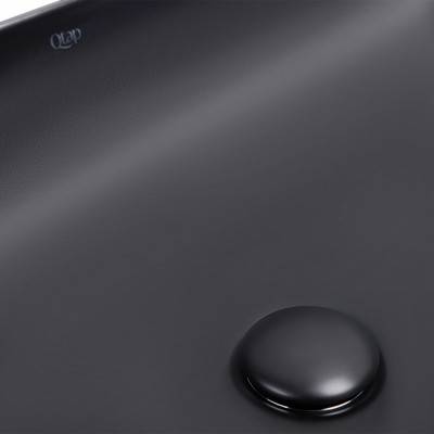 Будкрам купить Раковина-чаша Qtap Robin 610х400х145 Matt black с донным клапаном QT132143PMBMB Раковина-чаша Qtap Robin 610х400х145 Matt black с донным клапаном QT132143PMBMB 5
