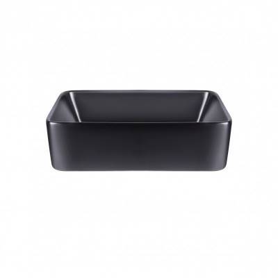 Будкрам купить Раковина-чаша Qtap Tern 475х370х140 Matt black с донным клапаном QT172074MBMB Раковина-чаша Qtap Tern 475х370х140 Matt black с донным клапаном QT172074MBMB 3