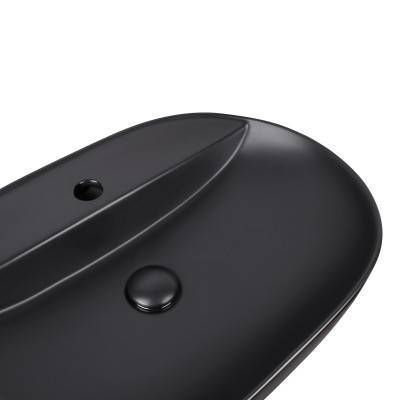 Будкрам купити Раковина-чаша Qtap Scorpio 610x400x120 Matt black з донним клапаном QT142203MBMB Раковина-чаша Qtap Scorpio 610x400x120 Matt black з донним клапаном QT142203MBMB 5