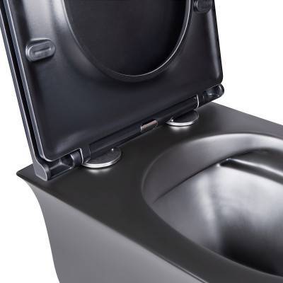 Будкрам купити Унітаз підвісний Qtap Virgo безободковий з сидінням Soft-close QT1833051ERMB Унітаз підвісний Qtap Virgo безободковий з сидінням Soft-close QT1833051ERMB 4