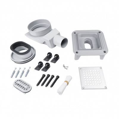 Будкрам купить Трап Qtap Aquarius CRM6011304 точечный с комбинированным затвором и нержавеющей решеткой Трап Qtap Aquarius CRM6011304 точечный с комбинированным затвором и нержавеющей решеткой 6