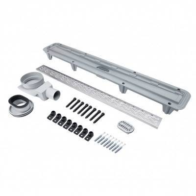 Будкрам купить Трап Qtap Taurus CRM50800304 линейный с комбинированным затвором и нержавеющей решеткой Трап Qtap Taurus CRM50800304 линейный с комбинированным затвором и нержавеющей решеткой 7