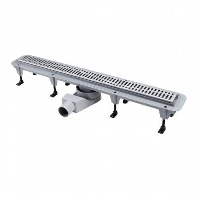 Будкрам купить Трап Qtap Pisces CRM50800304 линейный с комбинированным затвором и нержавеющей решеткой