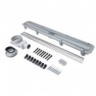 Будкрам купить Трап Qtap Pisces CRM50800304 линейный с комбинированным затвором и нержавеющей решеткой Трап Qtap Pisces CRM50800304 линейный с комбинированным затвором и нержавеющей решеткой 7