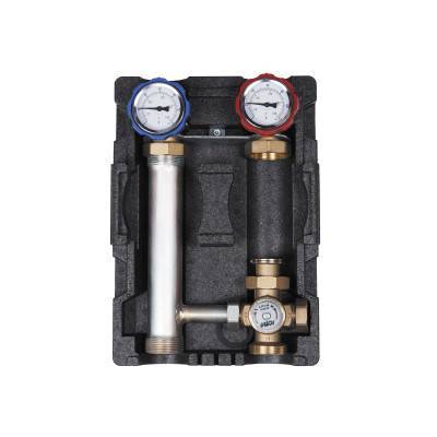 Будкрам купить Насосная группа Icma 1" 1/2x3/4" подключение справа,  с термостатическим смесителем, без насоса  №R004