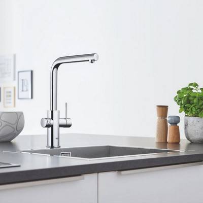 Будкрам купить Смеситель для кухни с фильтром Grohe Blue Home 31539000 Смеситель для кухни с фильтром Grohe Blue Home 31539000 5