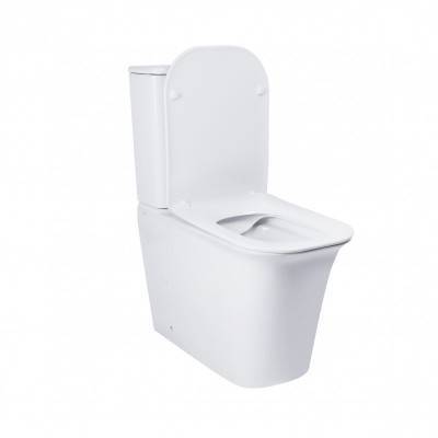 Будкрам купить Унитаз-компакт Qtap Nando безободковый с сиденьем Soft-close QT12221222AW Унитаз-компакт Qtap Nando безободковый с сиденьем Soft-close QT12221222AW 12