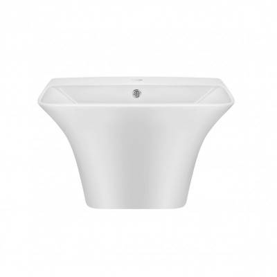 Будкрам купить Раковина подвесная моноблок Qtap Crow 600х430х385 White с донным клапаном QT0511G835W