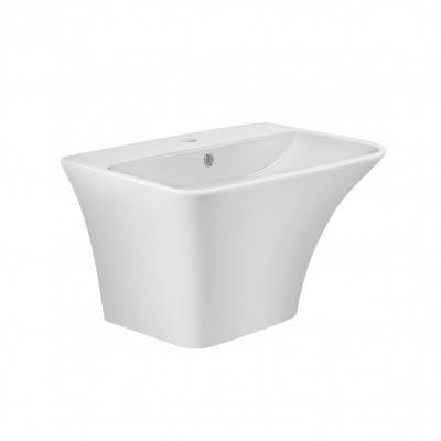 Будкрам купити Раковина підвісна моноблок Qtap Crow 600х430х385 White з донним клапаном QT0511G835W Раковина підвісна моноблок Qtap Crow 600х430х385 White з донним клапаном QT0511G835W 4