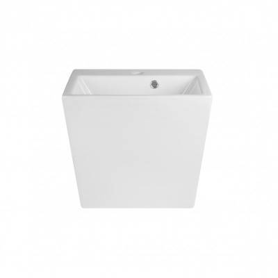 Будкрам купить Раковина подвесная моноблок Qtap Tern 465х385х370 White с донным клапаном QT1711G803W