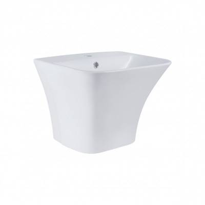 Будкрам купити Раковина підвісна моноблок Qtap Crow 500х400х385 White з донним клапаном QT0511G815W Раковина підвісна моноблок Qtap Crow 500х400х385 White з донним клапаном QT0511G815W 3