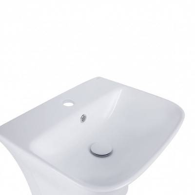 Будкрам купити Раковина підвісна моноблок Qtap Crow 500х400х385 White з донним клапаном QT0511G815W Раковина підвісна моноблок Qtap Crow 500х400х385 White з донним клапаном QT0511G815W 5