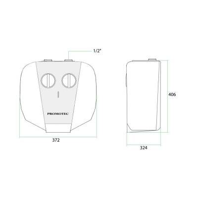 Будкрам купити Водонагрівач Promotec Compact 15 л над мийкою, мокрий ТЕН 1,5 кВт (GCA1515K51SRC) 302590 Водонагрівач Promotec Compact 15 л над мийкою, мокрий ТЕН 1,5 кВт (GCA1515K51SRC) 302590 2