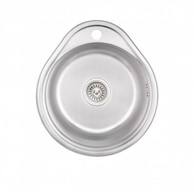 Будкрам купити Кухонна мийка Lidz 4843 0,6 мм Decor (LIDZ484306DEC180)