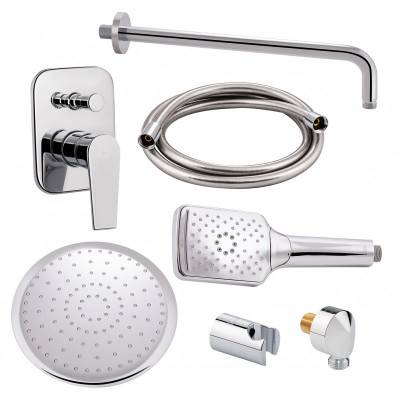 Будкрам купить Комплект 5 в 1 душевая система скрытого монтажа Qtap 105