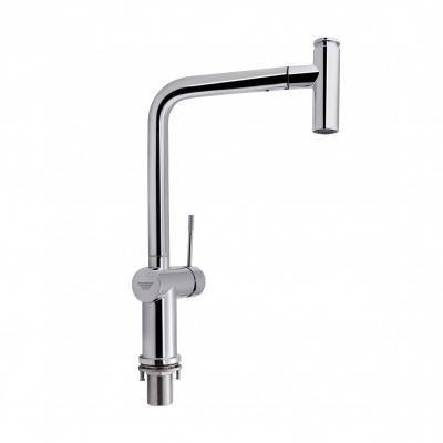 Будкрам купить Смеситель для кухни Qtap Scorpio 9050105FC с выдвижным изливом