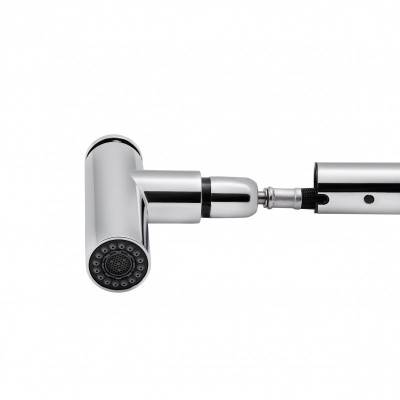 Будкрам купити Змішувач для кухні Qtap Scorpio 9050105FC з висувним виливом Змішувач для кухні Qtap Scorpio 9050105FC з висувним виливом 5