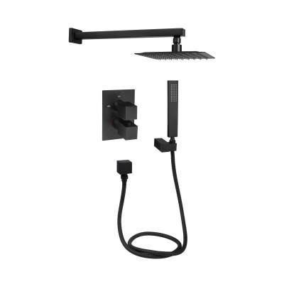 Будкрам купить Термостатическая душевая система скрытого монтажа Qtap Aqauarius 65T103NGB