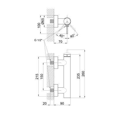 Будкрам купить Смеситель для душа Qtap Robin 4060102C Смеситель для душа Qtap Robin 4060102C 2