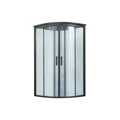 Будкрам купити Гідромасажний бокс Lidz Majatek SBM90x90.BLA.HIGH.TR, скло прозоре 5 мм без піддону