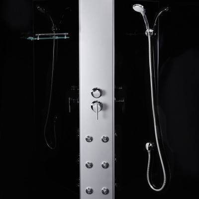 Будкрам купити Гідромасажний бокс Lidz Tani SBM90x90.SAT.HIGH.GR, скло тоноване 4 мм без піддону Гідромасажний бокс Lidz Tani SBM90x90.SAT.HIGH.GR, скло тоноване 4 мм без піддону 4