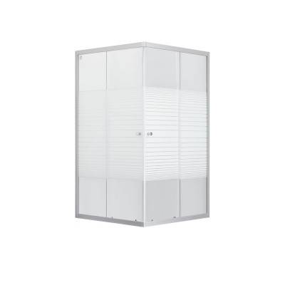 Будкрам купить Душевая кабина Lidz Wiezak SC80x80.SAT.LOW.L, стекло Linie 4 мм без поддона