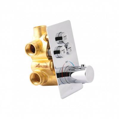 Будкрам купити Термостатична душова система прихованого монтажу Qtap Votice QT6443T105NKCSET Термостатична душова система прихованого монтажу Qtap Votice QT6443T105NKCSET 12