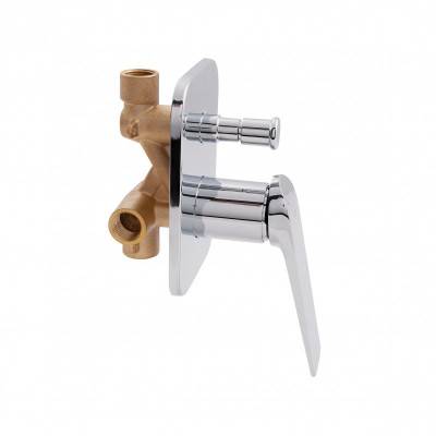 Будкрам купить Смеситель скрытого монтажа для душа Qtap Vlasta 6028102NC на два потребителя Смеситель скрытого монтажа для душа Qtap Vlasta 6028102NC на два потребителя 3