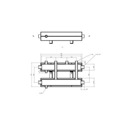 Будкрам купити Колекторна балка Thermo Alliance 1" 1/4 75 кВт 2+1 універсальна Колекторна балка Thermo Alliance 1" 1/4 75 кВт 2+1 універсальна 2