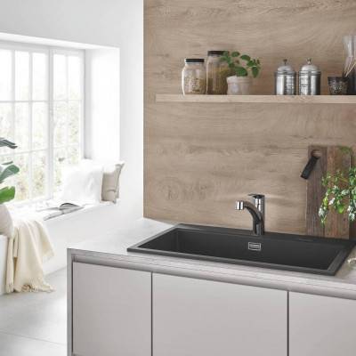 Будкрам купити Змішувач для кухні з висувним виливом Grohe Eurosmart 30305001 Змішувач для кухні з висувним виливом Grohe Eurosmart 30305001 4
