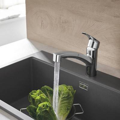 Будкрам купити Змішувач для кухні з висувним виливом Grohe Eurosmart 30305001 Змішувач для кухні з висувним виливом Grohe Eurosmart 30305001 6