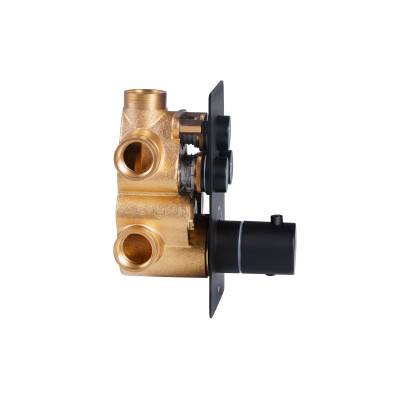 Будкрам купить Смеситель термостатический скрытого монтажа для душа Qtap Votice 6443T105NKB на три потребителя Смеситель термостатический скрытого монтажа для душа Qtap Votice 6443T105NKB на три потребителя 3