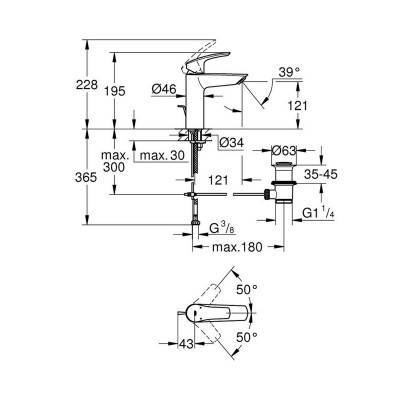 Будкрам купить Смеситель для раковины Grohe Eurosmart New M-Size 23322003 Смеситель для раковины Grohe Eurosmart New M-Size 23322003 2