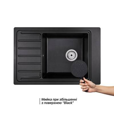 Будкрам купить Кухонная мойка Qtap CS 7751 Black (QTCS7751BLA) Кухонная мойка Qtap CS 7751 Black (QTCS7751BLA) 3