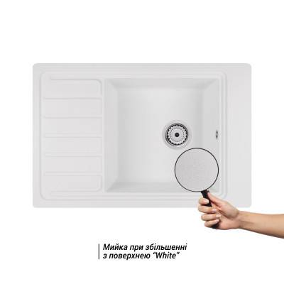 Будкрам купить Кухонная мойка Qtap CS 7751 White (QTCS7751WHI) Кухонная мойка Qtap CS 7751 White (QTCS7751WHI) 3