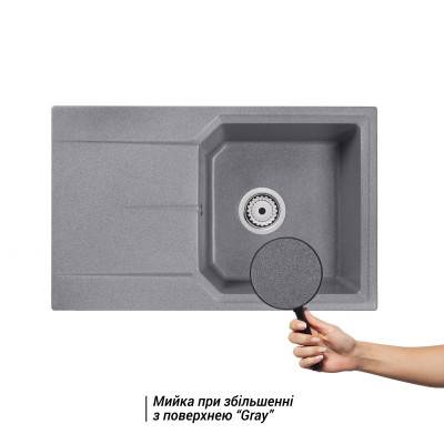 Будкрам купить Кухонная мойка Qtap MS 7849 Gray (QTMS7849GRE) Кухонная мойка Qtap MS 7849 Gray (QTMS7849GRE) 3