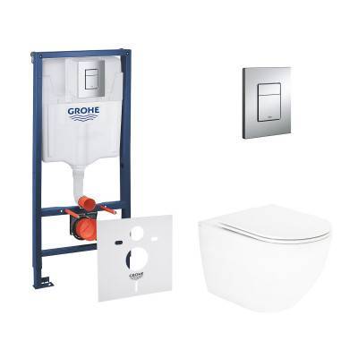 Будкрам купить Набор инсталляция 4 в 1 Grohe Rapid SL 38772001 + унитаз с сиденьем Qtap Tern QT13332141ERW
