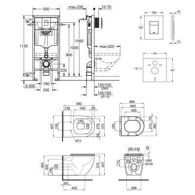 Будкрам купить Набор инсталляция 4 в 1 Grohe Rapid SL 38772001 + унитаз с сиденьем Qtap Tern QT13332141ERW Набор инсталляция 4 в 1 Grohe Rapid SL 38772001 + унитаз с сиденьем Qtap Tern QT13332141ERW 2