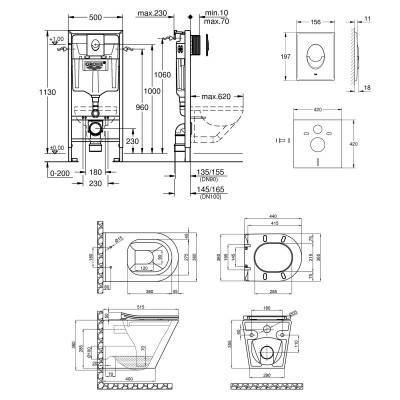 Будкрам купить Набор инсталляция 4 в 1 Grohe Rapid SL 38721001 + унитаз с сиденьем Qtap Scorpio QT1433053ERMB Набор инсталляция 4 в 1 Grohe Rapid SL 38721001 + унитаз с сиденьем Qtap Scorpio QT1433053ERMB 2