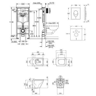 Будкрам купить Набор инсталляция 4 в 1 Grohe Rapid SL 38722001 + унитаз с сиденьем Qtap Scorpio QT133053ERMB Набор инсталляция 4 в 1 Grohe Rapid SL 38722001 + унитаз с сиденьем Qtap Scorpio QT133053ERMB 2