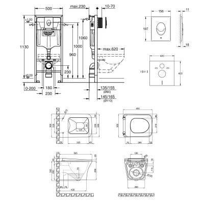Будкрам купить Набор инсталляция 4 в 1 Grohe Rapid SL 38722001 + унитаз с сиденьем Qtap Gemini QT25332614EW Набор инсталляция 4 в 1 Grohe Rapid SL 38722001 + унитаз с сиденьем Qtap Gemini QT25332614EW 2