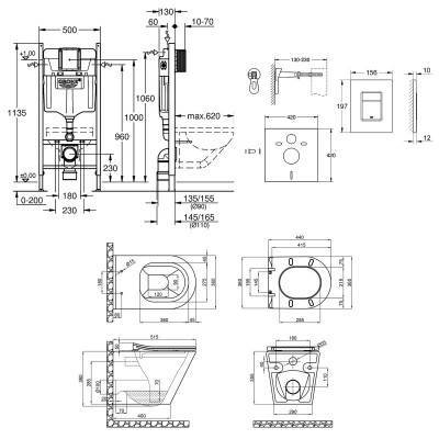 Будкрам купить Набор инсталляция 4 в 1 Grohe Rapid SL 3884000G + унитаз с сиденьем Qtap Scorpio QT1433053ERMB Набор инсталляция 4 в 1 Grohe Rapid SL 3884000G + унитаз с сиденьем Qtap Scorpio QT1433053ERMB 2