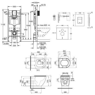 Будкрам купить Набор инсталляция 4 в 1 Grohe Rapid SL 3884000G + унитаз с сиденьем Qtap Robin QT13332141ERW Набор инсталляция 4 в 1 Grohe Rapid SL 3884000G + унитаз с сиденьем Qtap Robin QT13332141ERW 2